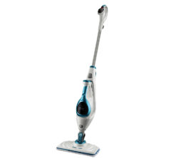 BLACK & DECKER  FSMH1621 Steam-Mop Deluxe with Steambuster - White & Blue